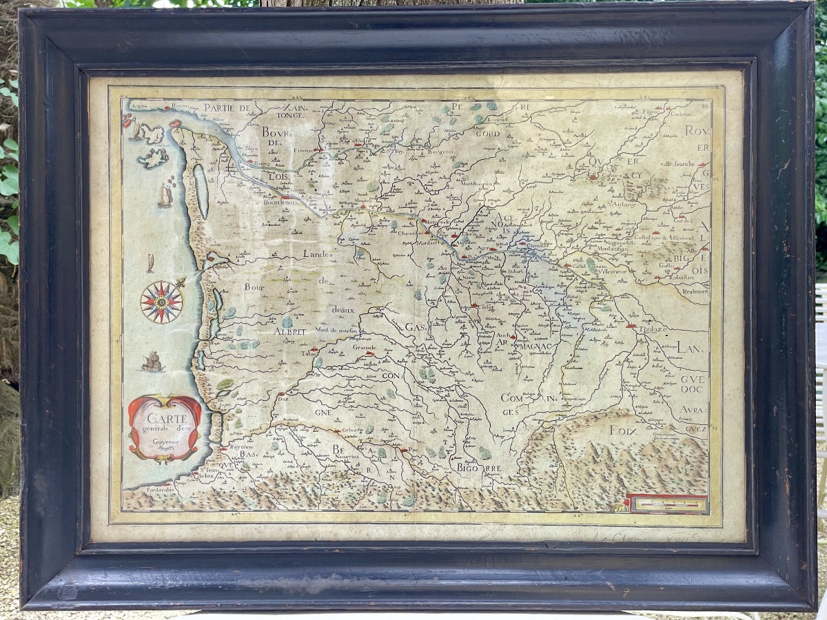 Carte de la Guyenne du XVIIème siècle -photo-2