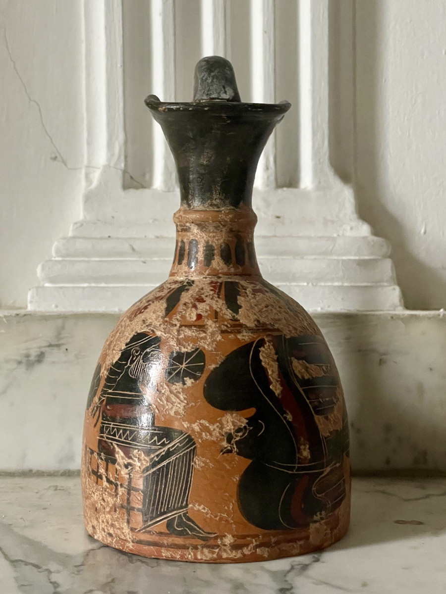 Small Grand Tour Vase In The Greek Style, Late 19th/early 20th Century -photo-2