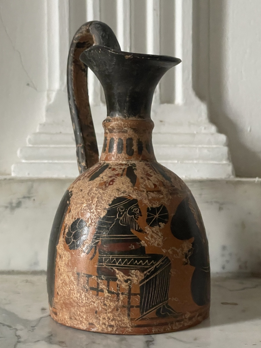 Small Grand Tour Vase In The Greek Style, Late 19th/early 20th Century 