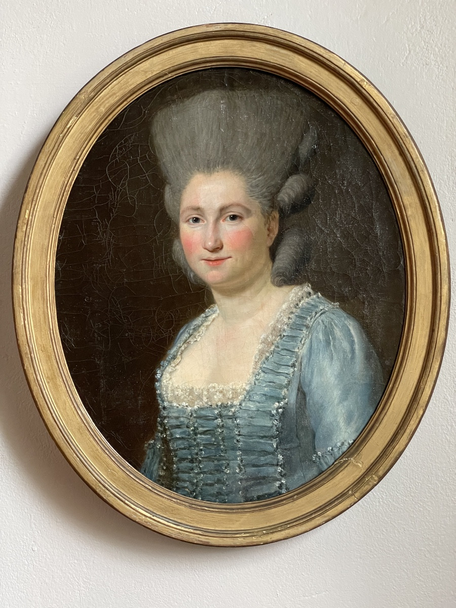 Portrait Of An Aristocrat From The 18. Century-photo-2