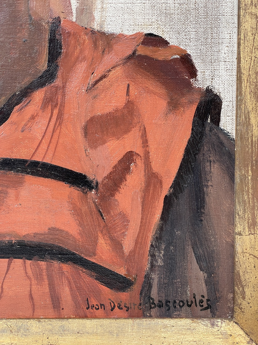 Portrait d’une Magrébine de Jean- Désirée Bascoulès ( 1886-1976 )-photo-3