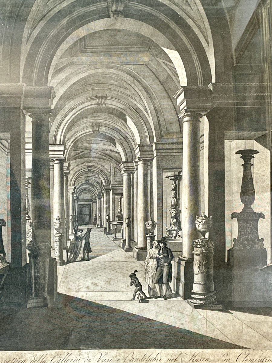 Grande gravure de Vincenzo Feoli ( 1760-1827)-photo-3