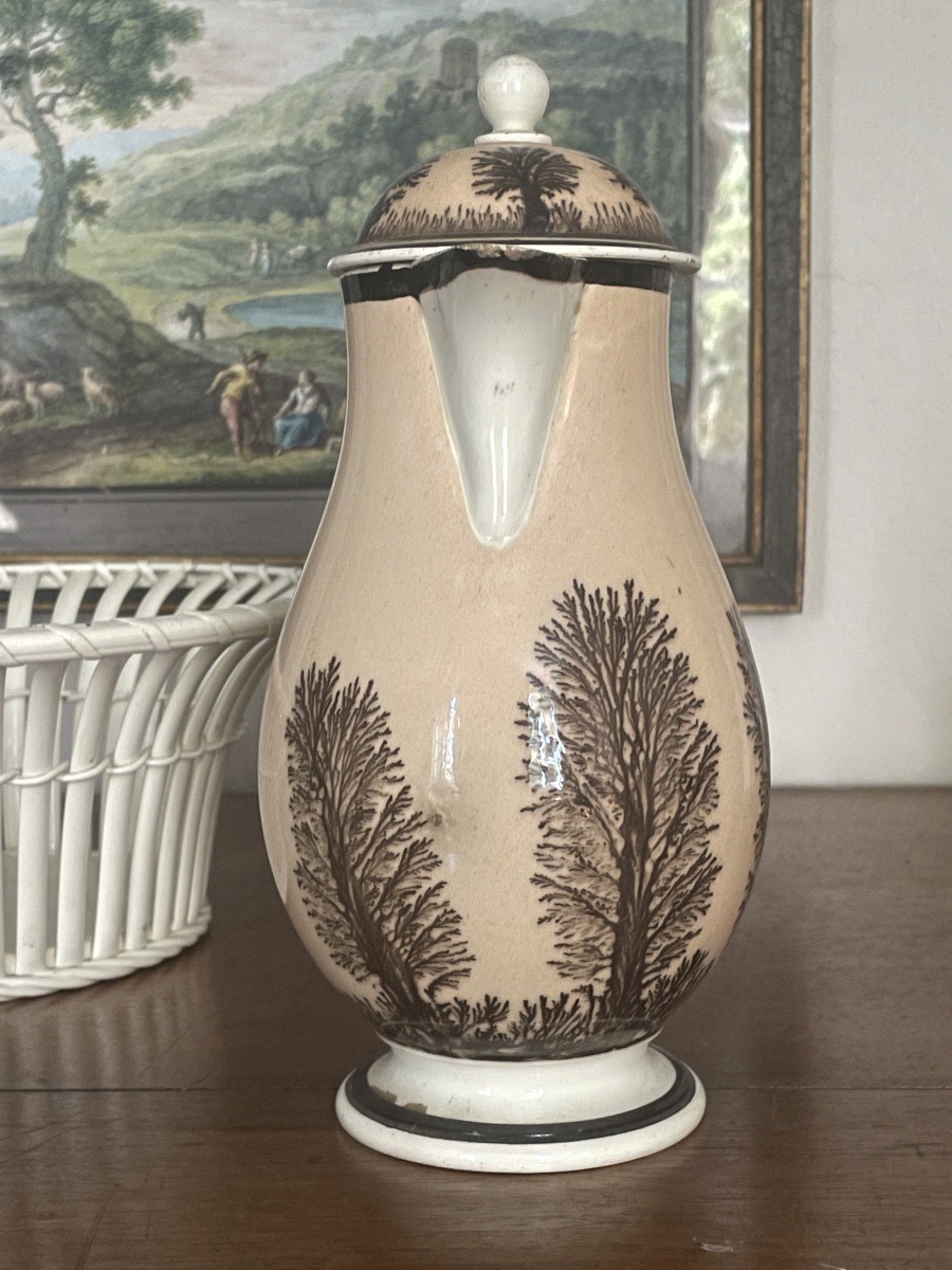 Herborisation Of Creil Decorated Pitcher-photo-2