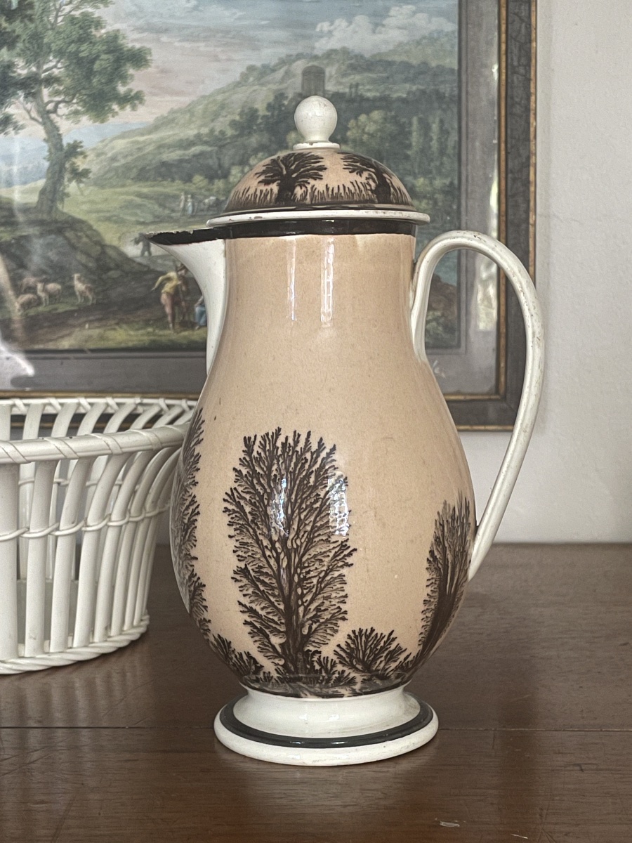 Herborisation Of Creil Decorated Pitcher