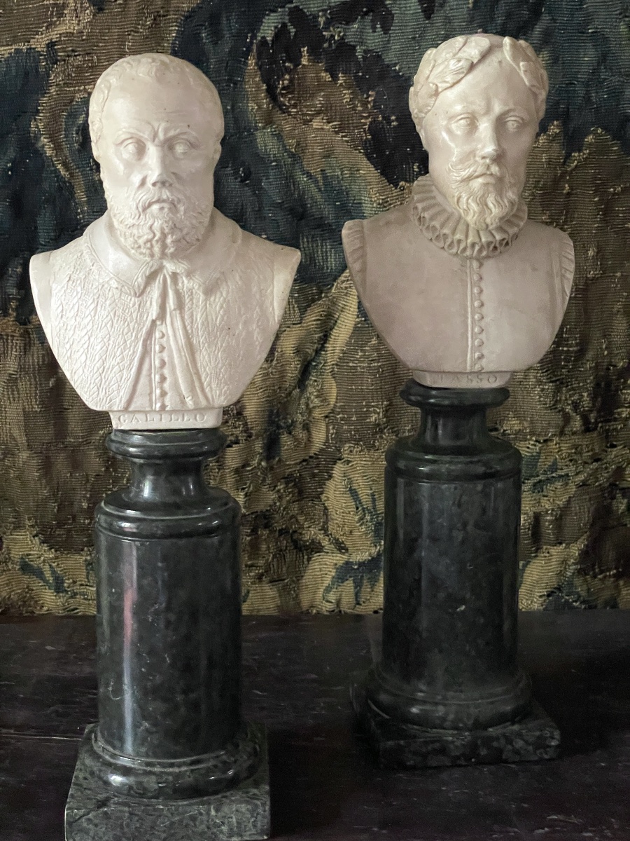 Small 17th-century Busts Made Of Scagliola-photo-3