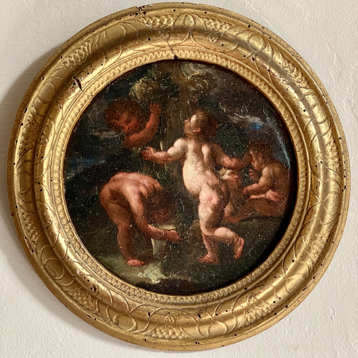 Tondo du XVIIème siècle École bolonaise 
