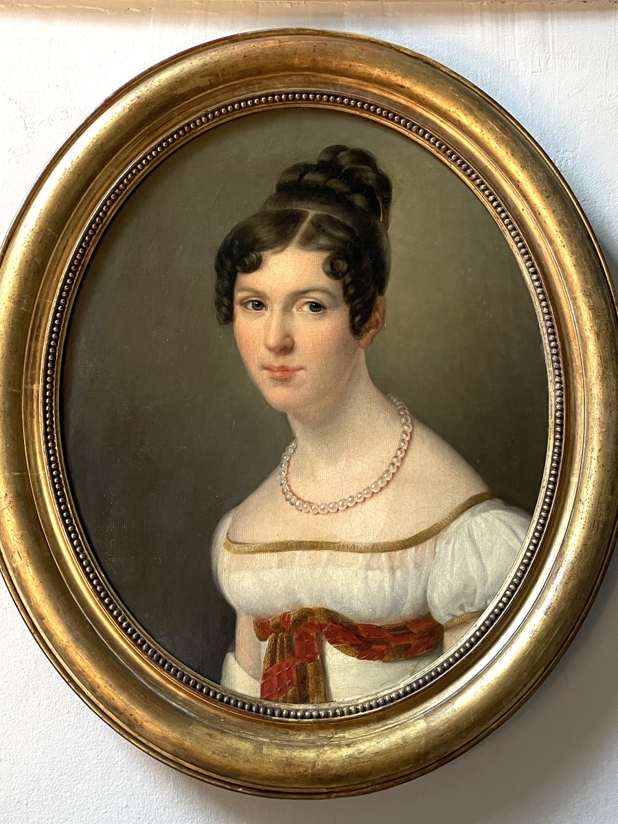 Female Portrait From The Empire Period 