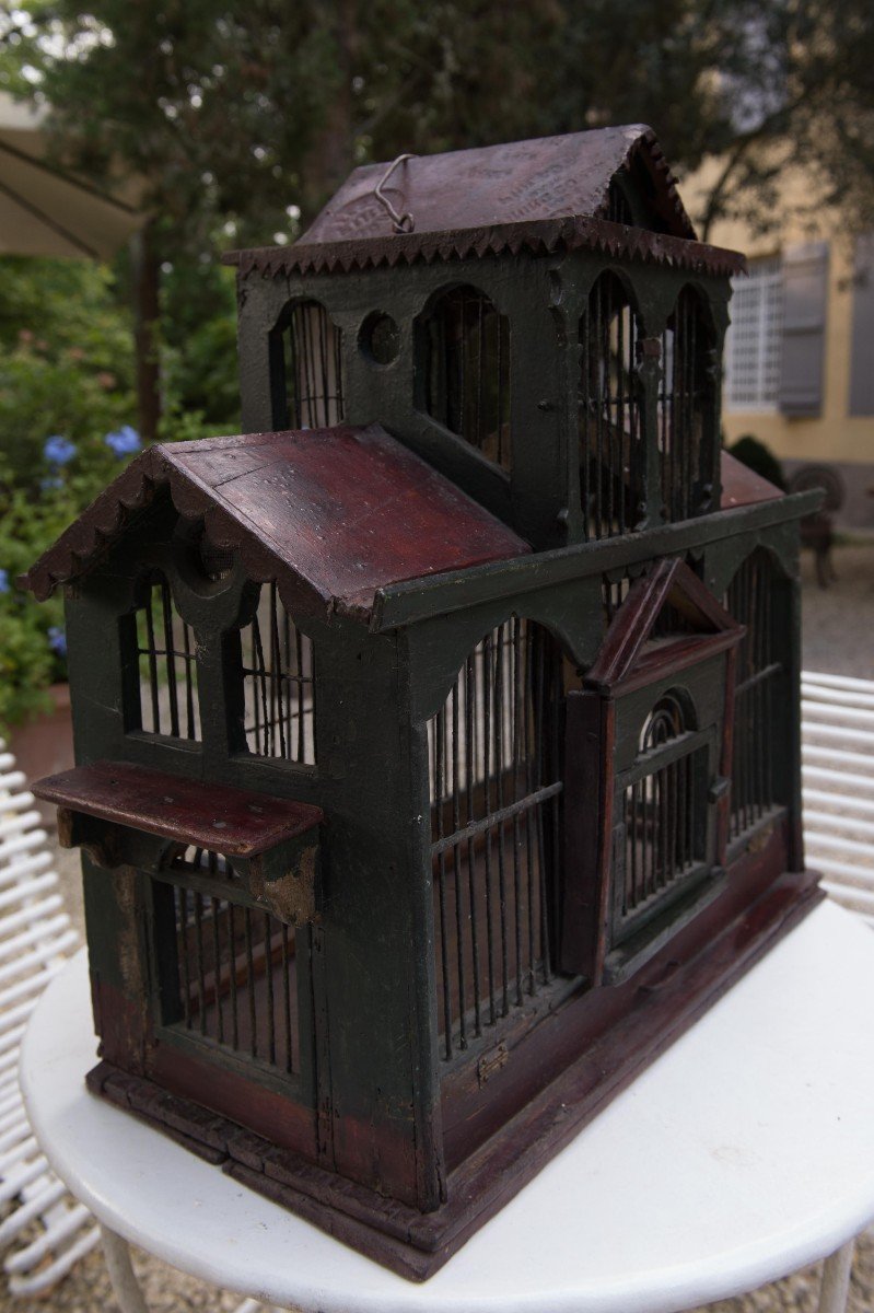 Bird Cage Late Nineteenth / Early Twentieth Century-photo-3