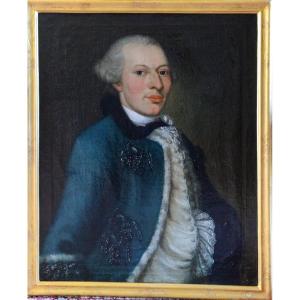 Portrait d'Aristocrate d'époque Louis XV