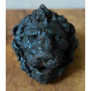 XIXth Century Cast Iron Lion Head