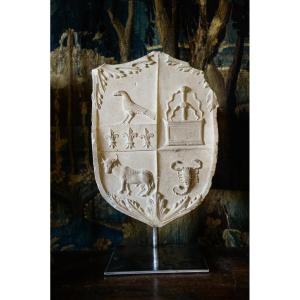 17th Century Stone Coat Of Arms
