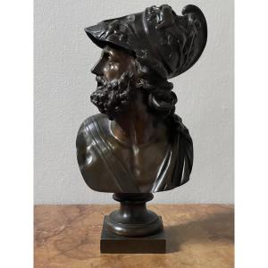 Buste en bronze du Grand Tour de la fin du XIXème siècle 