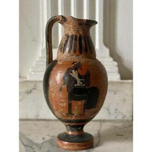 Petit vase du Grand Tour de style grec fin XIXème/ début XXème