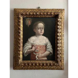 Portrait Of A Child From The 17th-century Bolognese Aristocracy