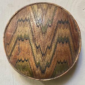 Early 18th-century Straw Marquetry Box