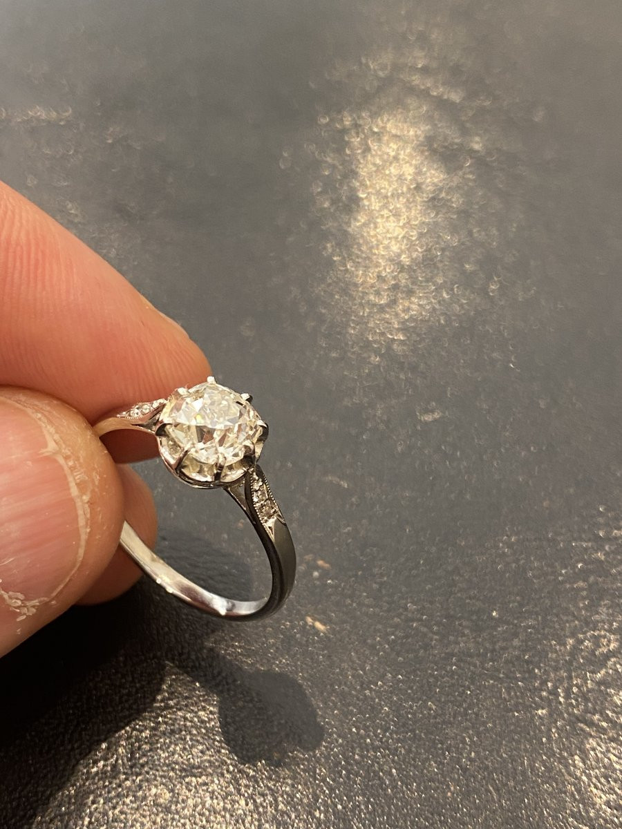 Diamond Solitaire Ring -photo-4