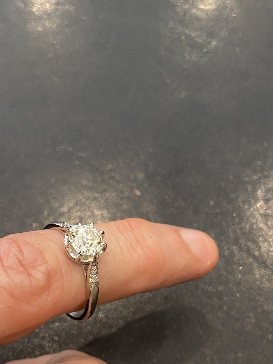 Diamond Solitaire Ring -photo-3
