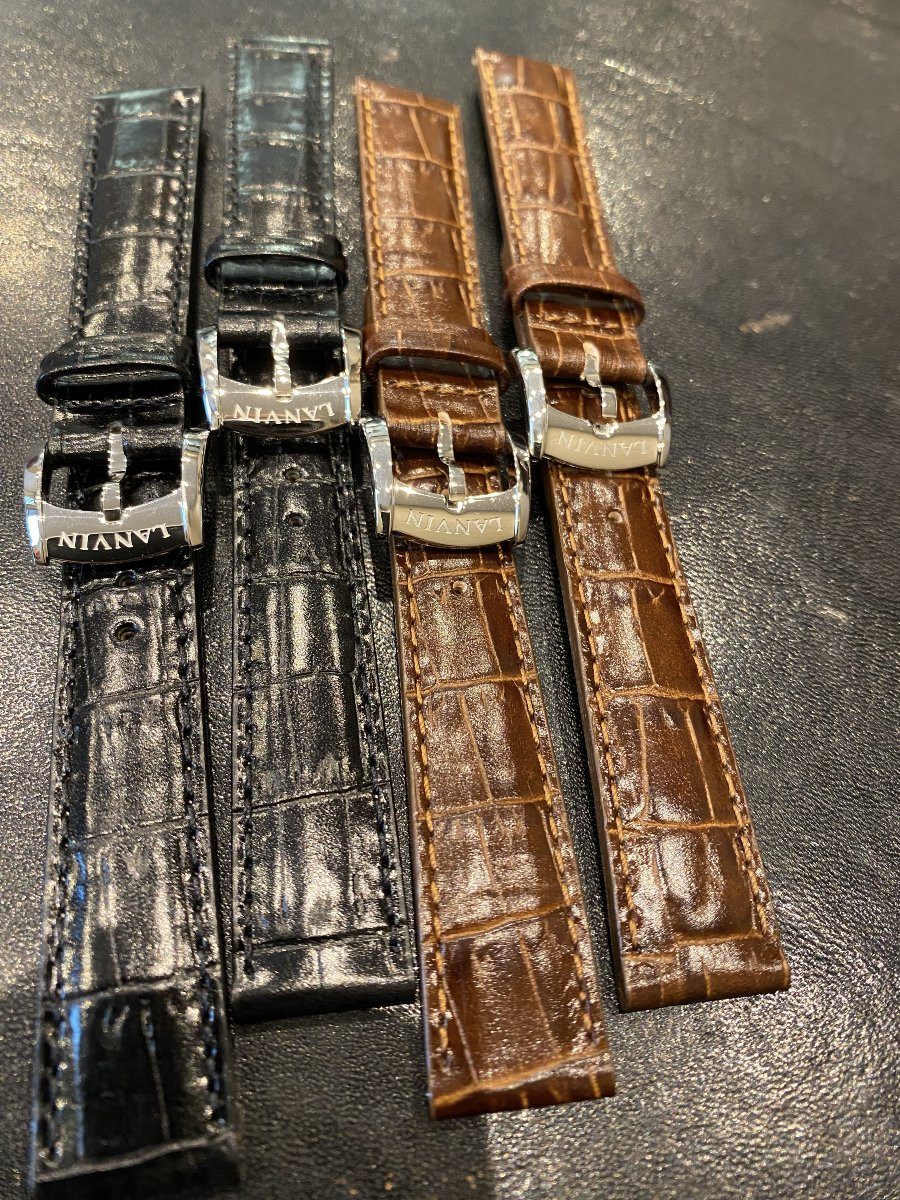 Lot de 250 bracelets montres 8 à 28mm Givenchy et Lanvin de haute qualité-photo-4