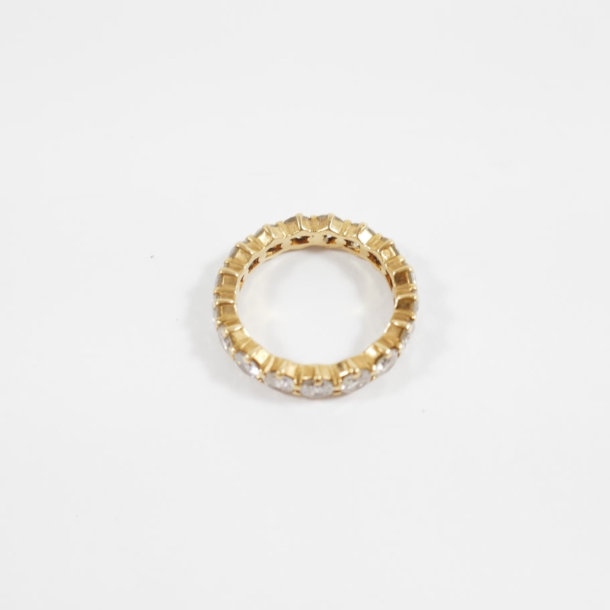 Alliance or 18 Cts 2,72 Cts de diamants tour complet-photo-1