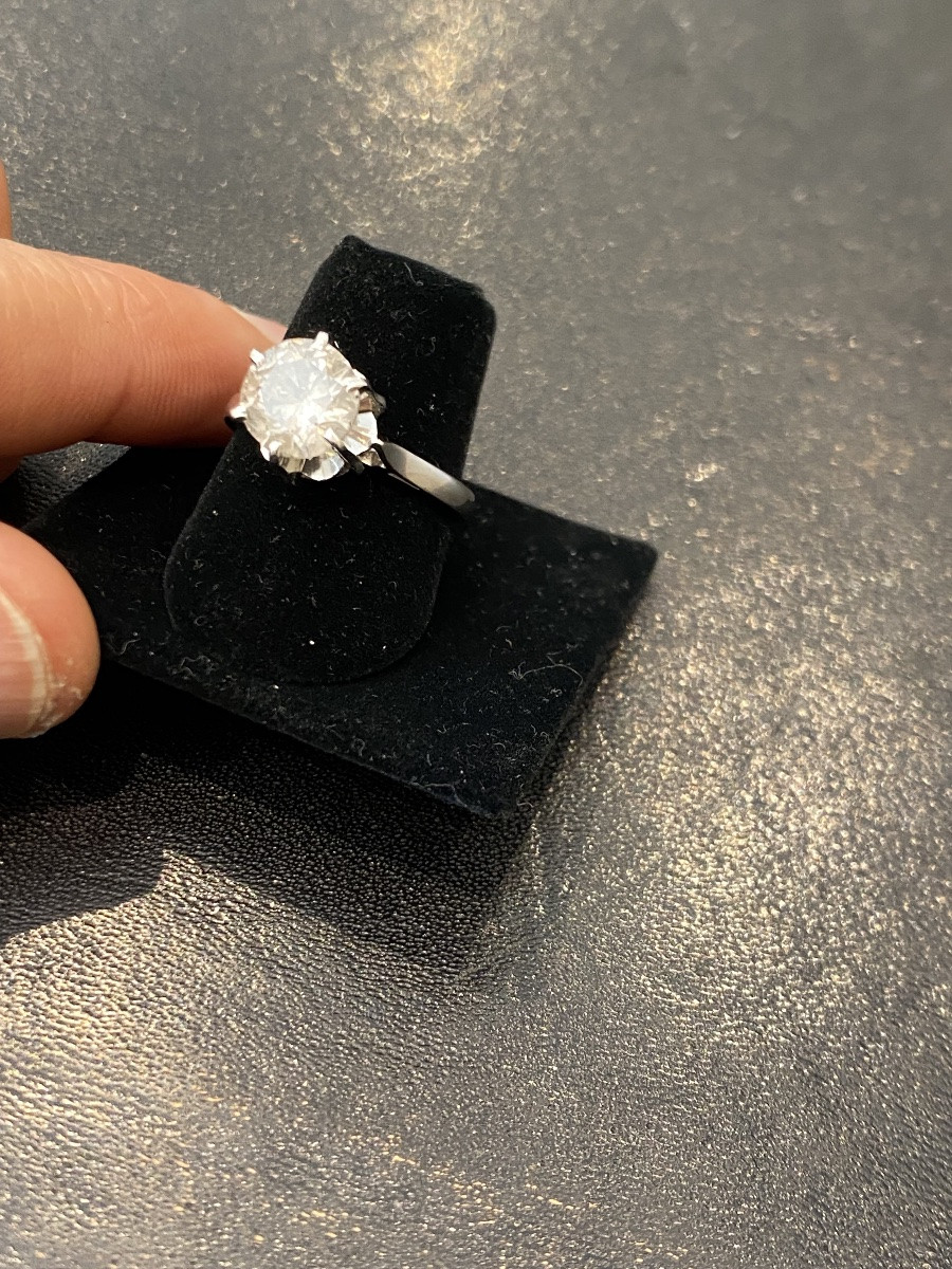 Solitaire Ring 2.06 Carats Certificate-photo-2