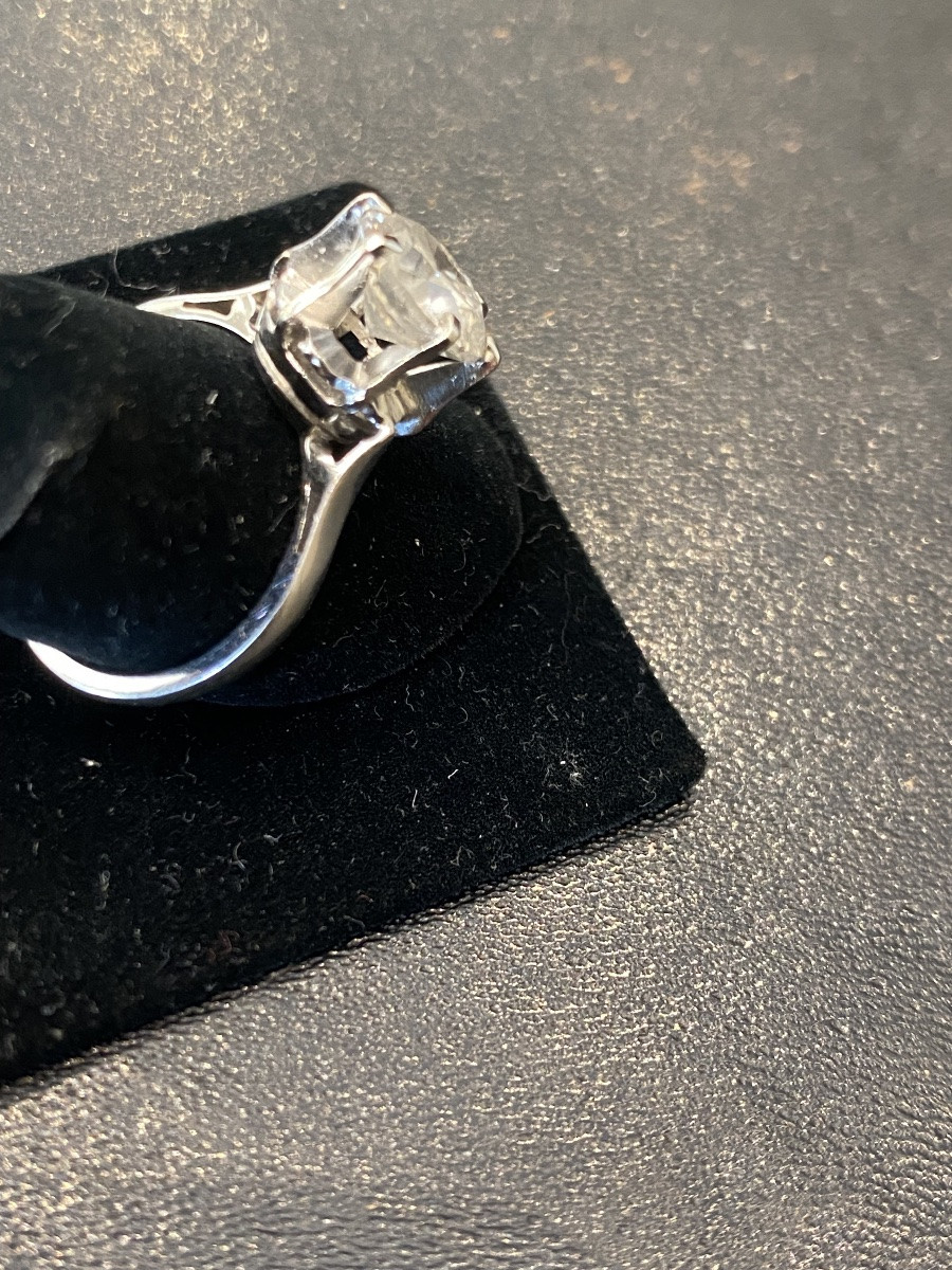 Solitaire Ring 2.06 Carats Certificate-photo-5