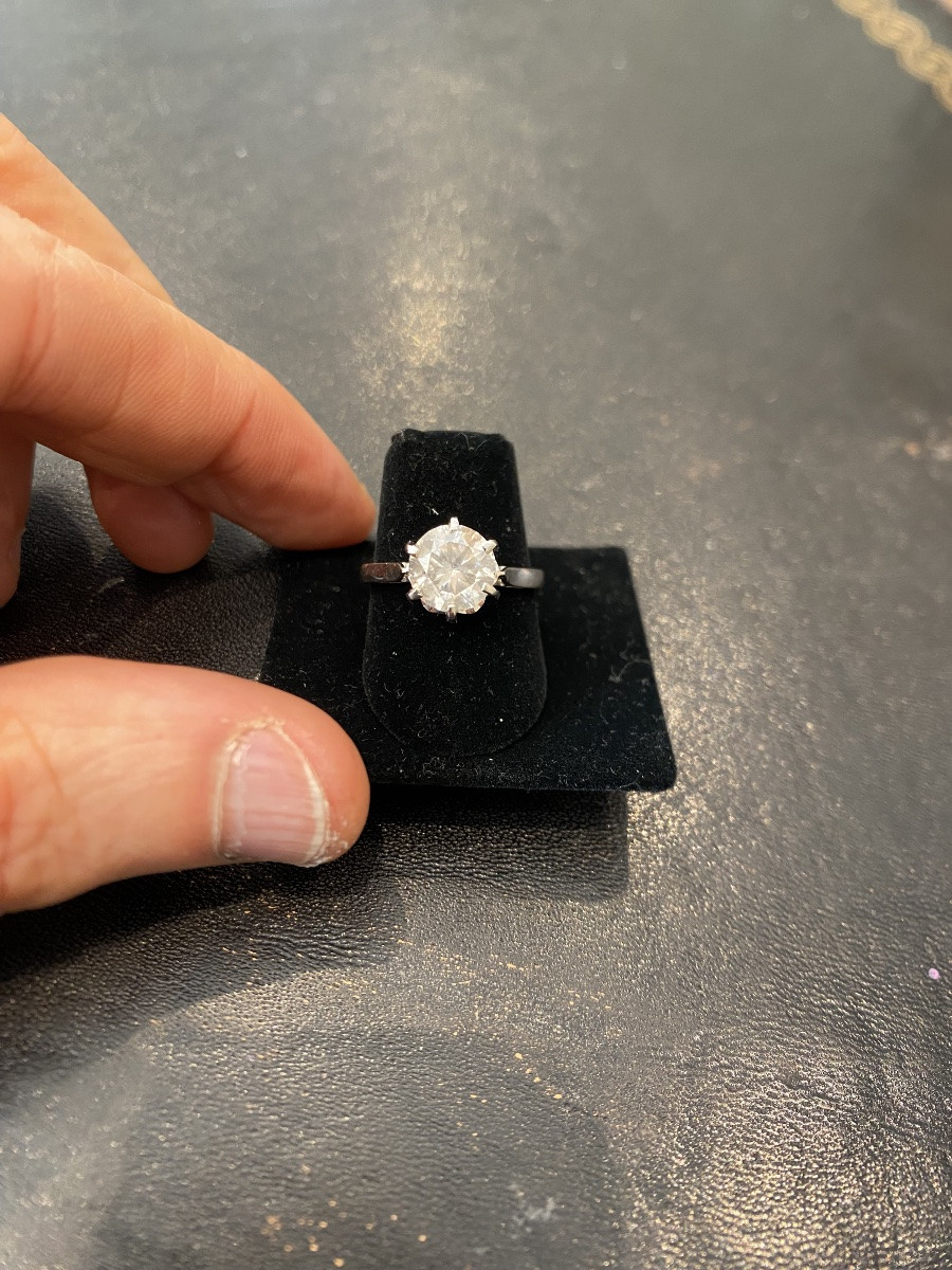 Solitaire Ring 2.06 Carats Certificate-photo-6
