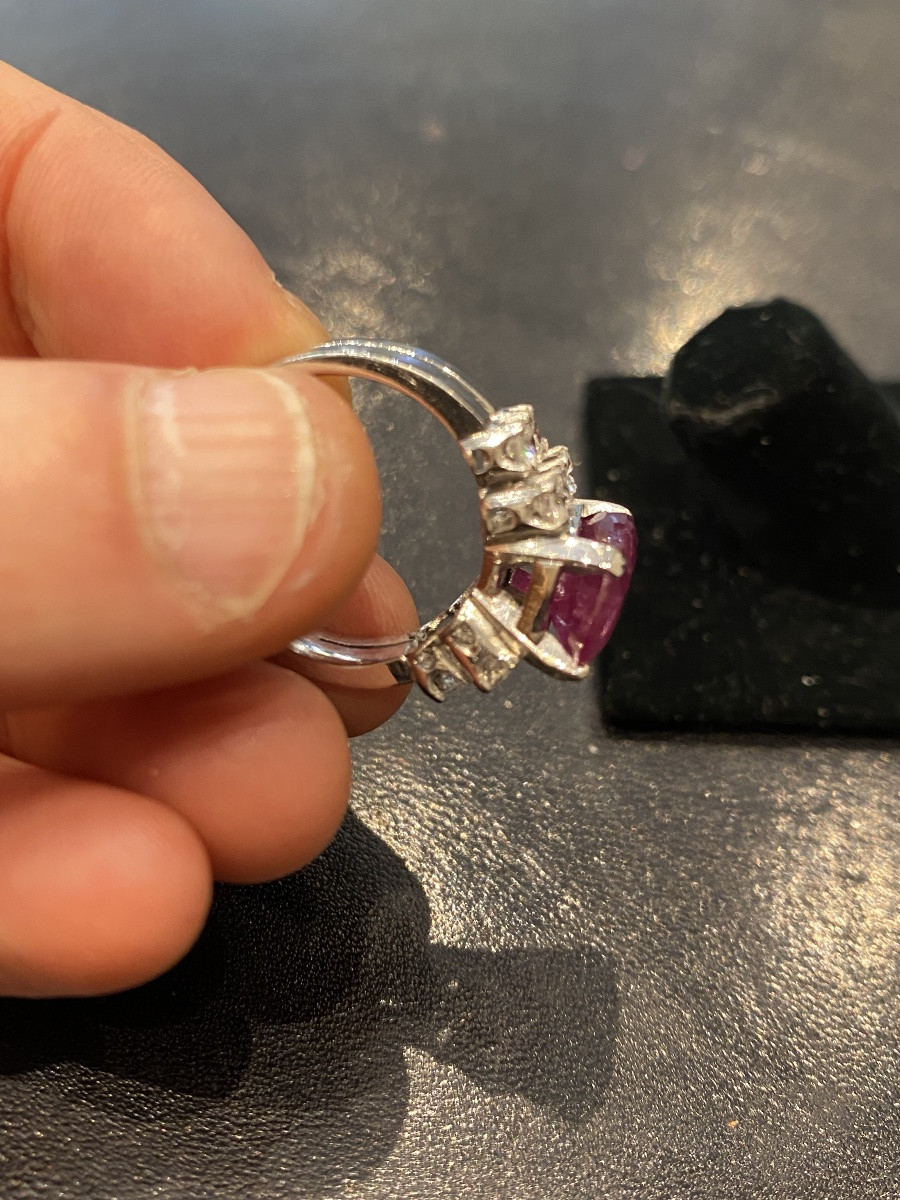 bague rubis 5,23 cts non chauffé certificat-photo-4
