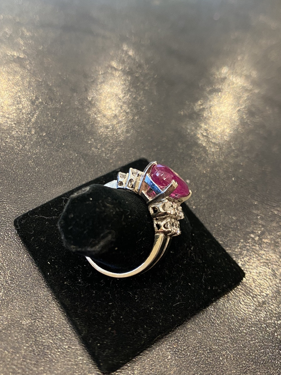 bague rubis 5,23 cts non chauffé certificat-photo-8