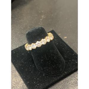 Alliance or 18 Cts 2,72 Cts de diamants tour complet