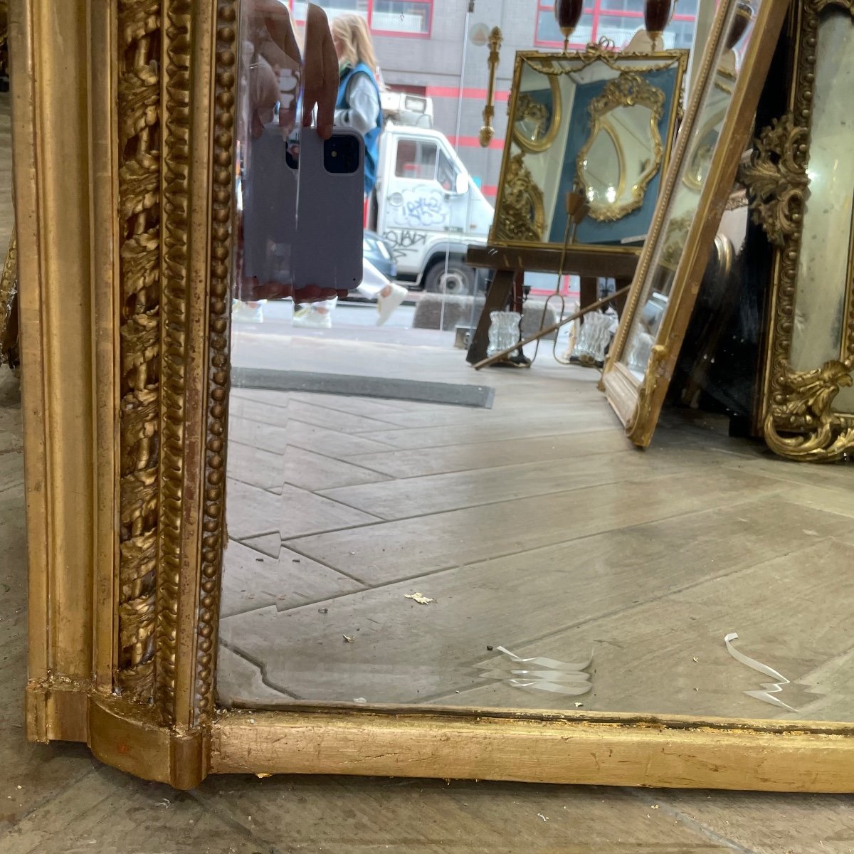 Mirror Louis XVI Ref4934 / 160x107 Cm-photo-4