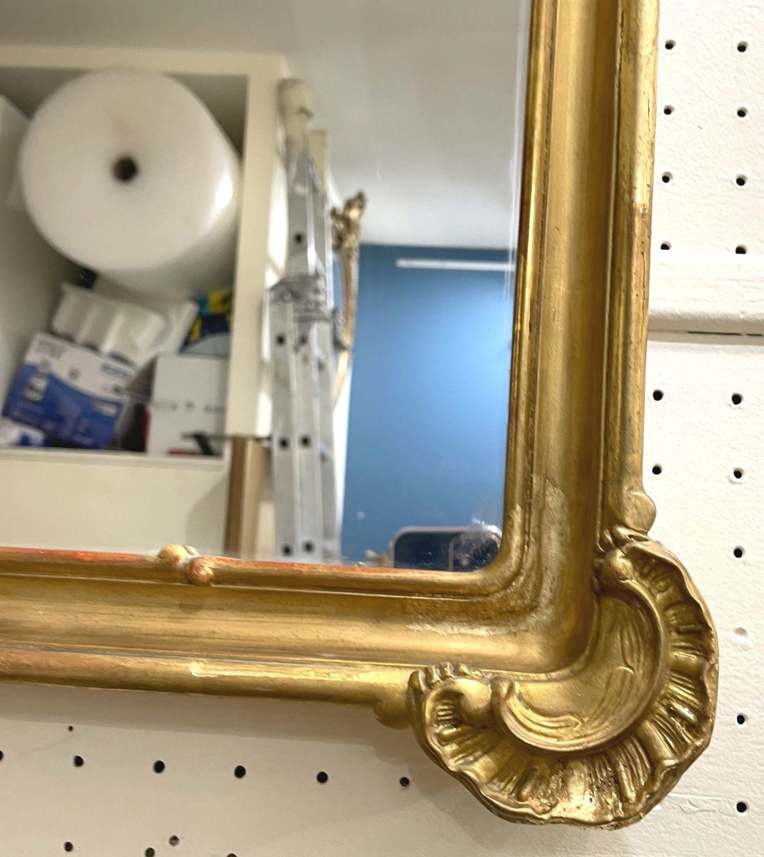 Mirror Louis XV Ref900/ 68x53 Cm-photo-2