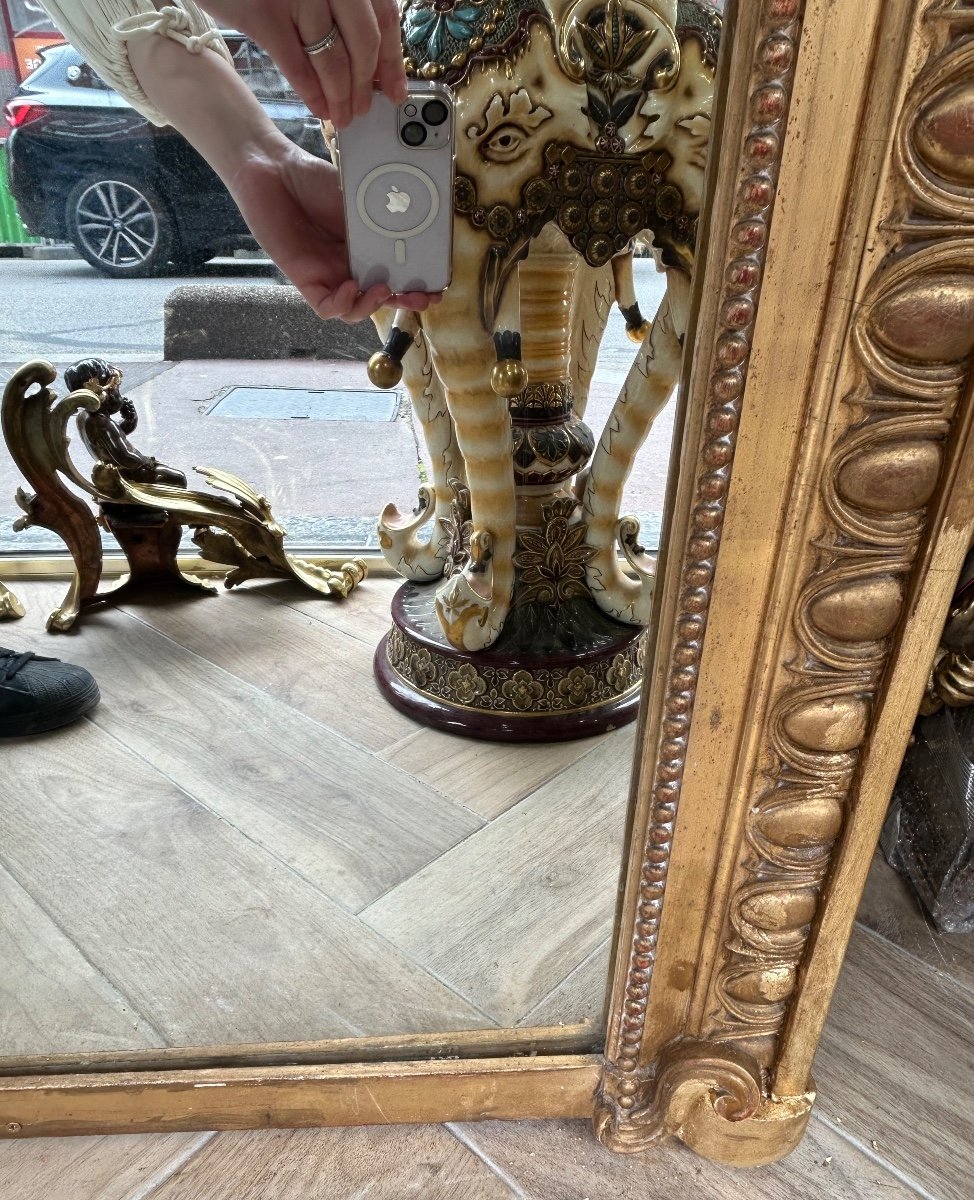 Large Louis XV Fireplace Mirror Ref5208/ 235x140x135 Bottom -photo-4