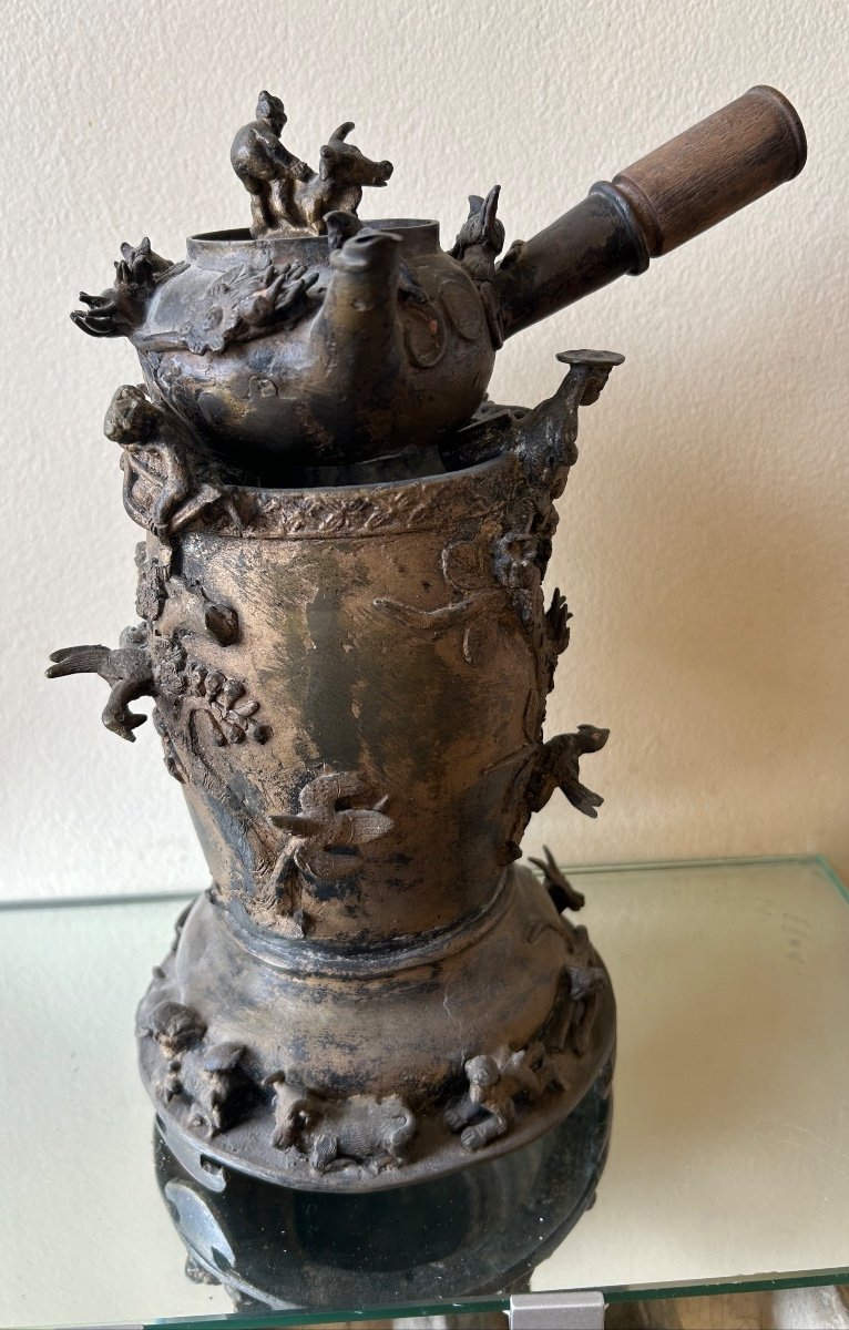 Bronze Tea Pot 