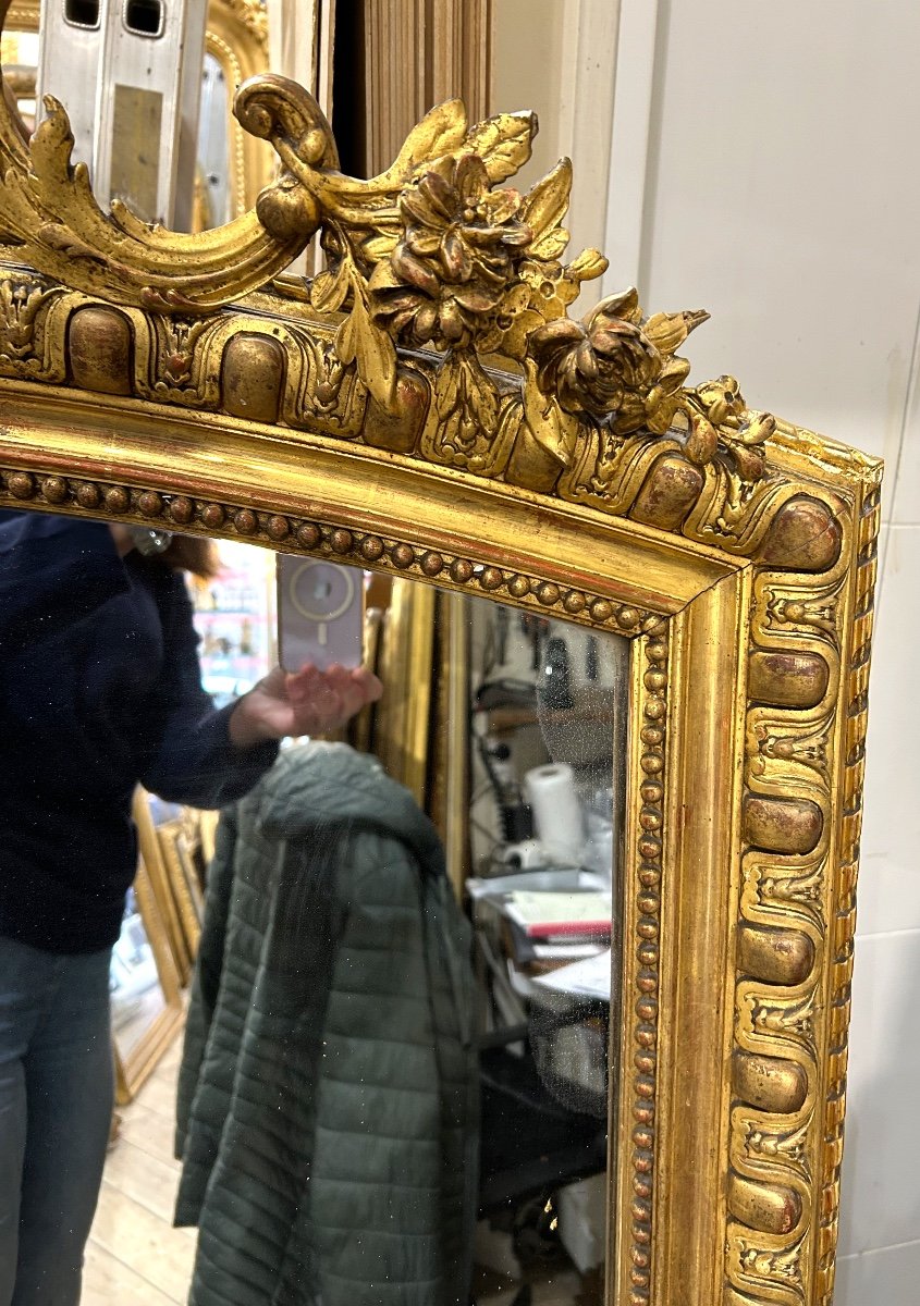 Miroir Louis XV  glace de cheminée 103x155 Cm-photo-3