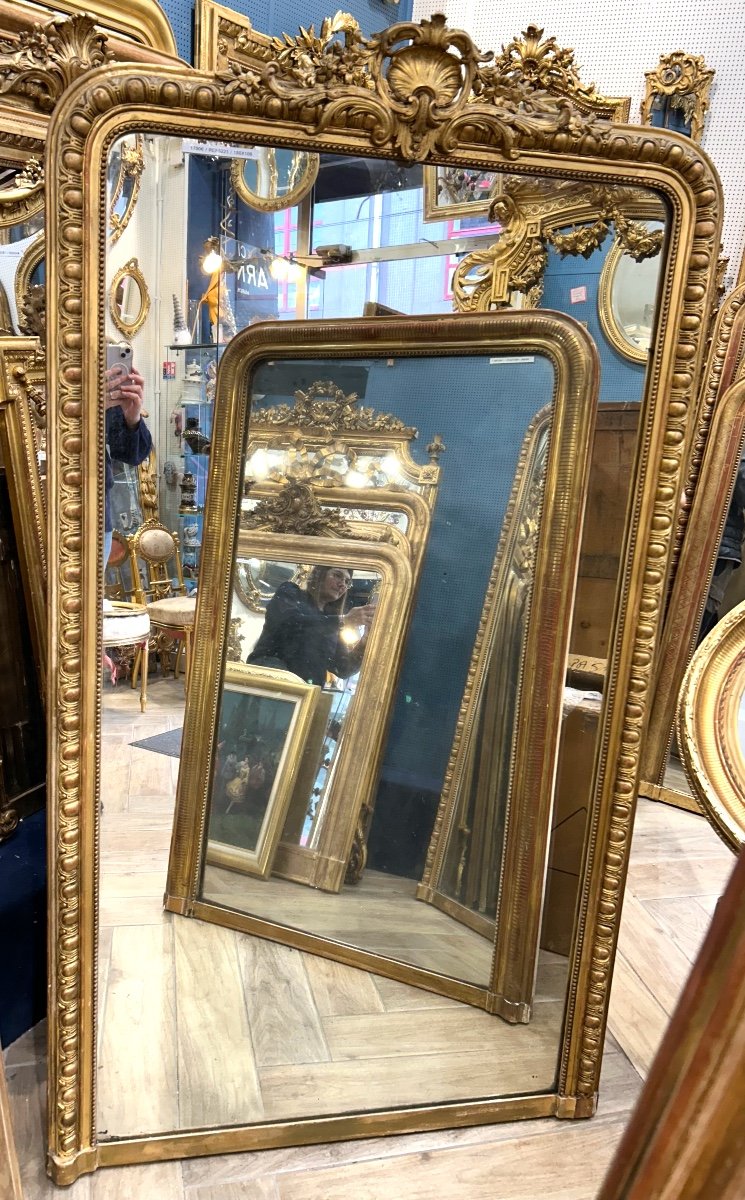 Miroir Louis XV De Glace Cheminée , 100x180cm 