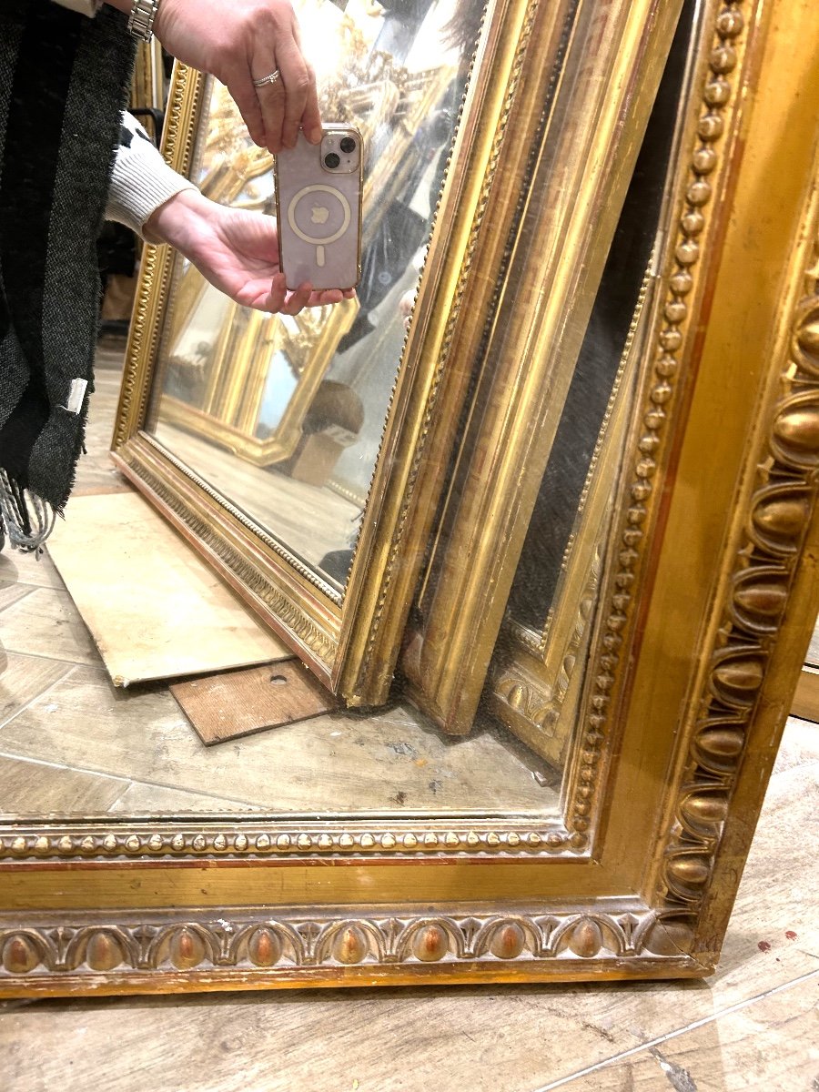 Miroir Louis XV Glace De Cheminée 118x167 Cm-photo-4