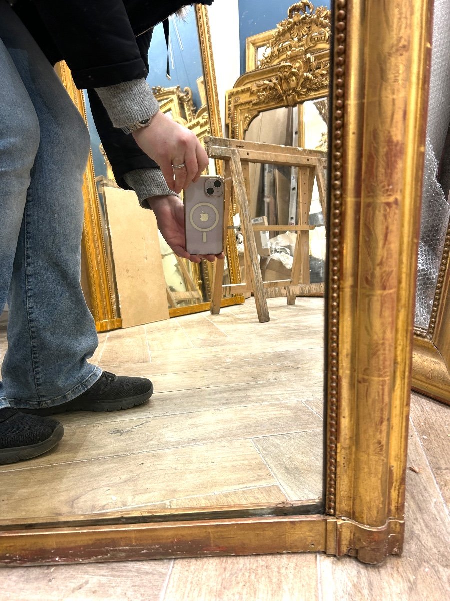 Louis Philippe Mirror Fireplace Mirror 98x166cm-photo-4