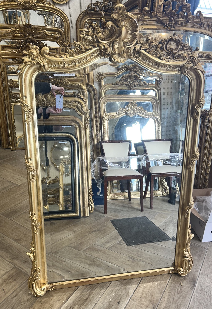 Louis XV Mirror Fireplace Mirror 105x155cm