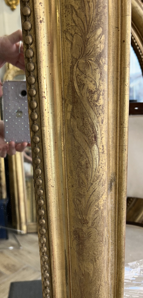 Louis Philippe Mirror Fireplace Mirror 117x150 Cm-photo-3