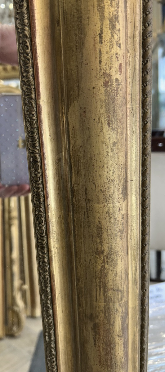 Louis Philippe Mirror Fireplace Mirror -photo-3