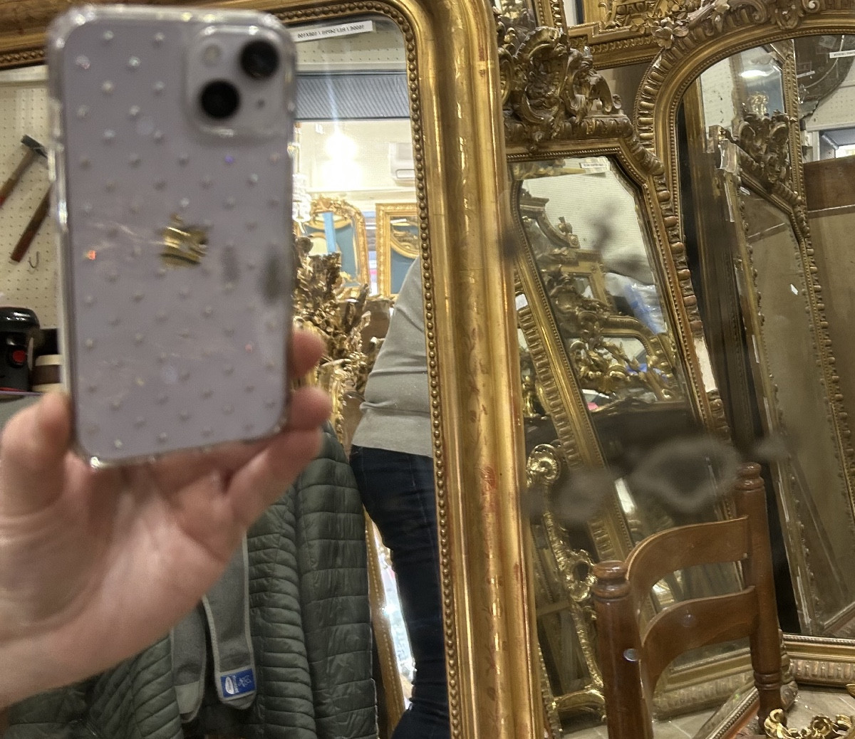 Miroir Restauration 99x174 Cm-photo-1