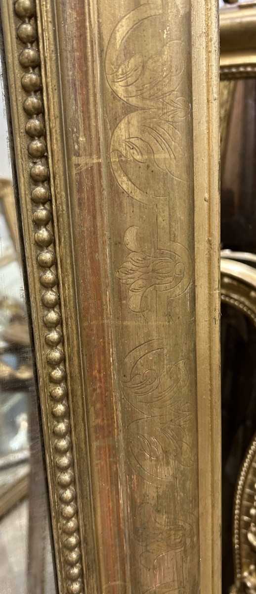 Miroir Louis Philippe , glace de cheminée 108x172cm-photo-3