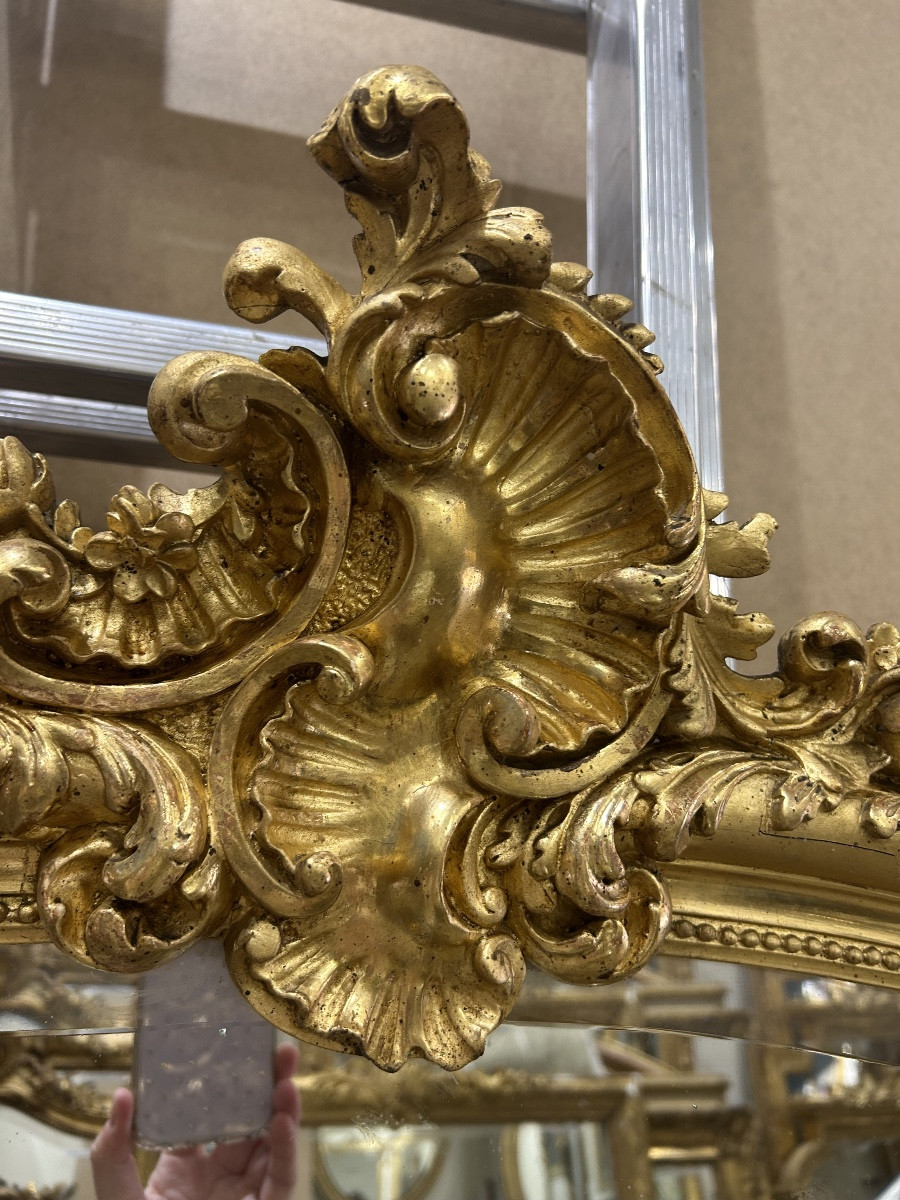Louis XV Mirror, Beveled Glass 140x193 Cm -photo-2