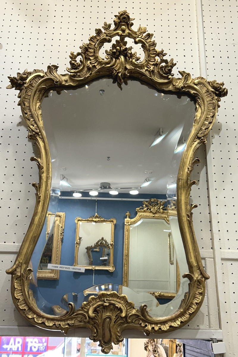 Louis XV Mirror, 65x100 Cm