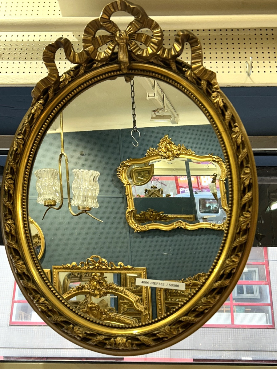 Miroir ovale 50x66 cm