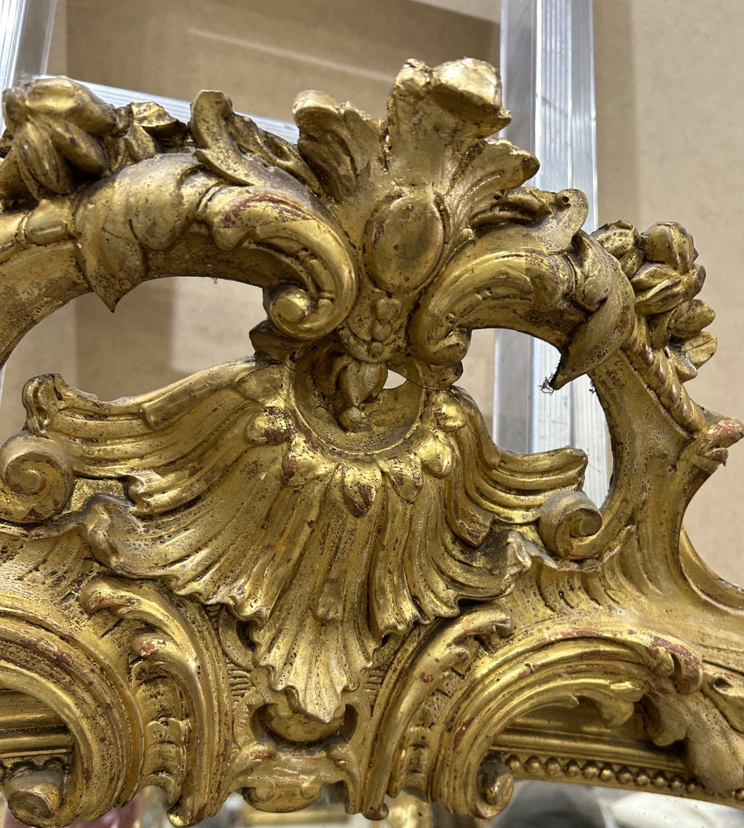 Louis XV Mirror 130x180 Cm Fireplace Mirror -photo-2