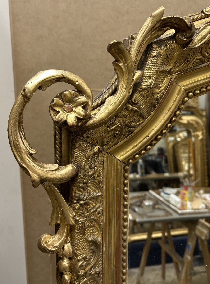 Louis XV Mirror 130x180 Cm Fireplace Mirror -photo-1