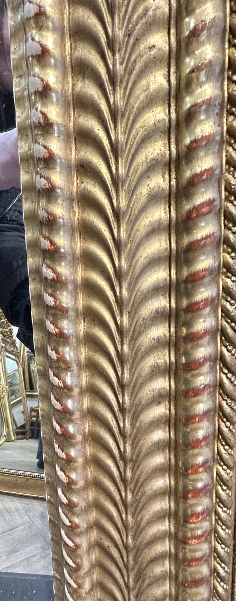 Miroir époque restauration rectangulaire 65x177 cm-photo-3