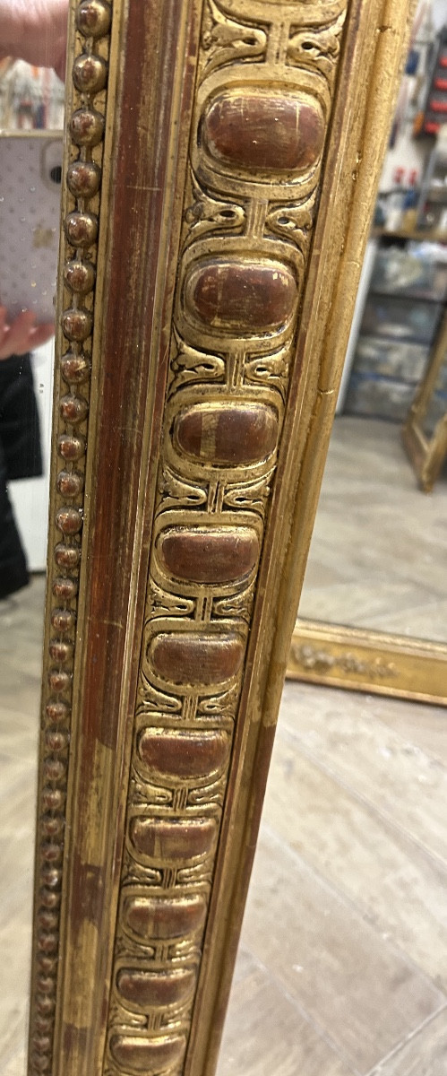 Louis XV Style Fireplace Mirror, 102x162 Cm-photo-4