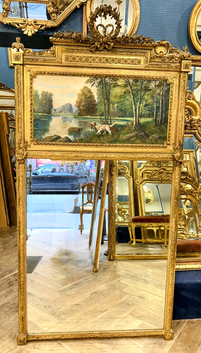 Louis XVI Trumeau Mirror 108x210cm